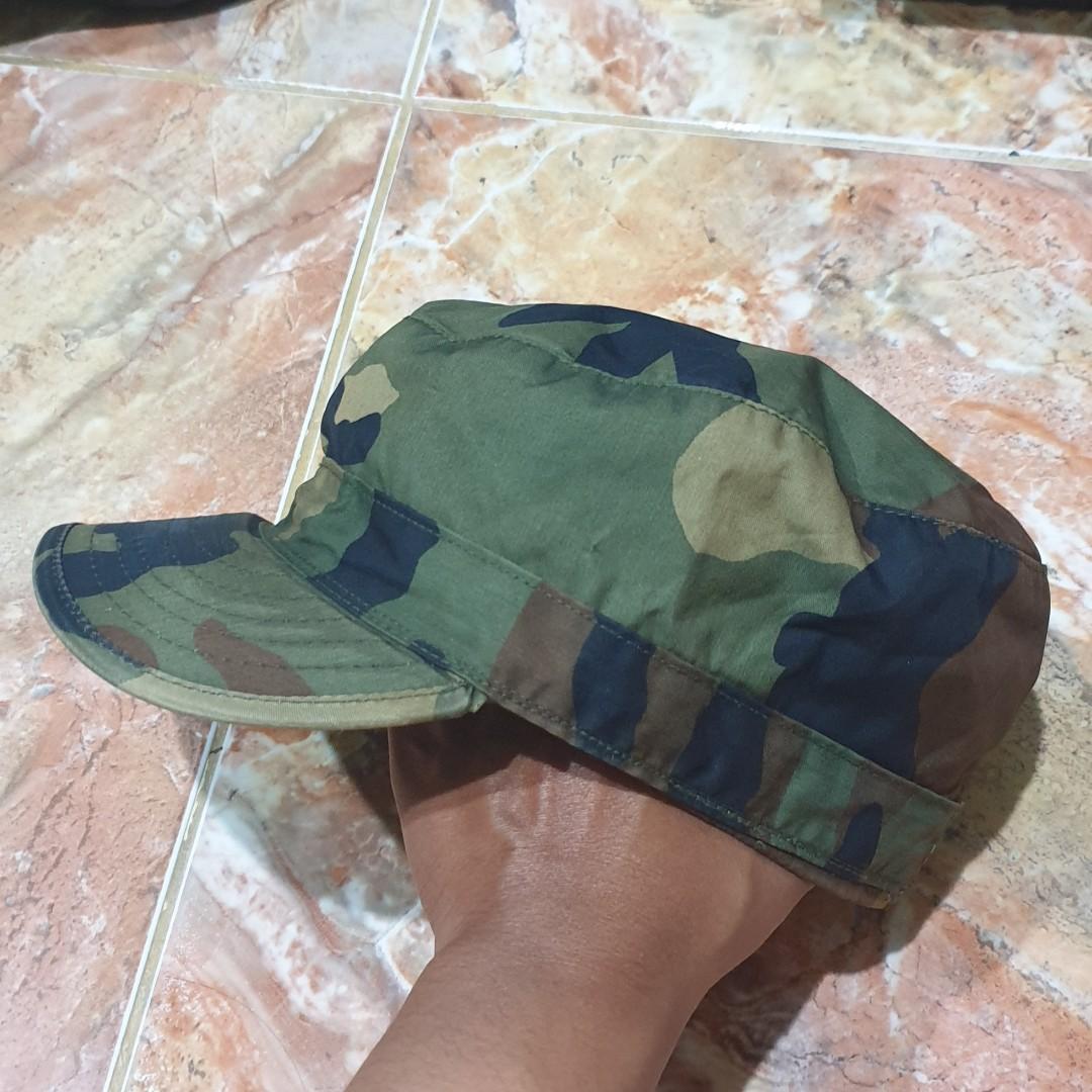 Topi us army patrol cap woodland 