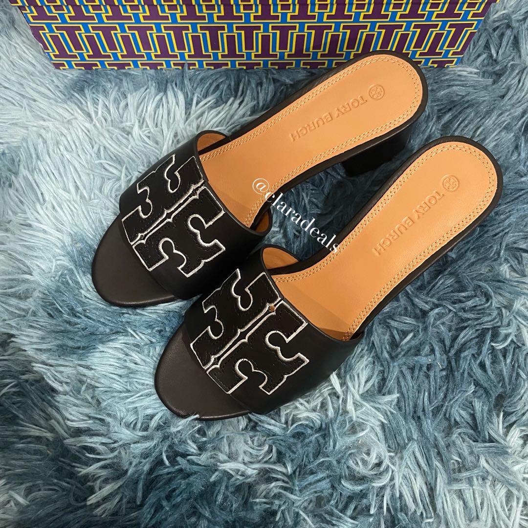 Tory burch ines mid heel shop slide