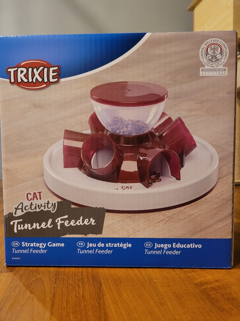 Trixie Cat Activity Tunnel Feeder Pet Supplies Homes Other Pet