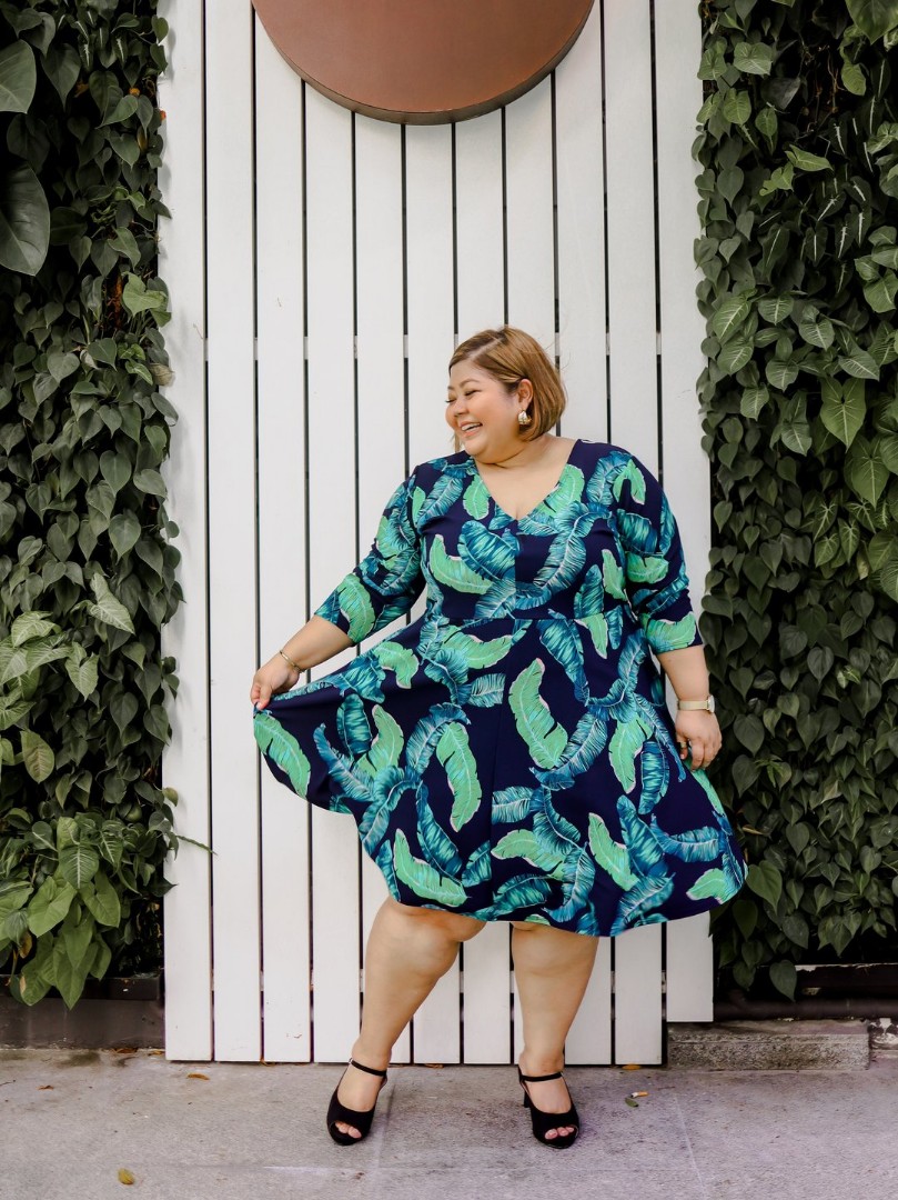 Plus size tropical shop clothes