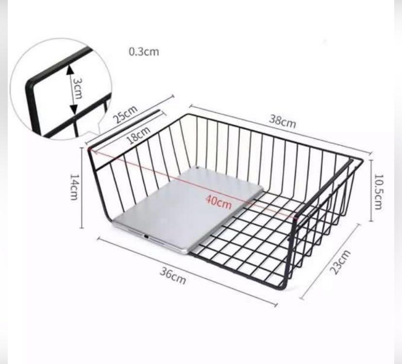 Under table storage basket, Furniture & Home Living, Home Improvement