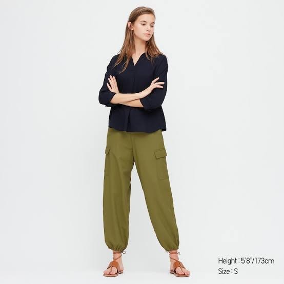 UNIQLO LOOSE FIT CARGO JOGGERS, Women's 