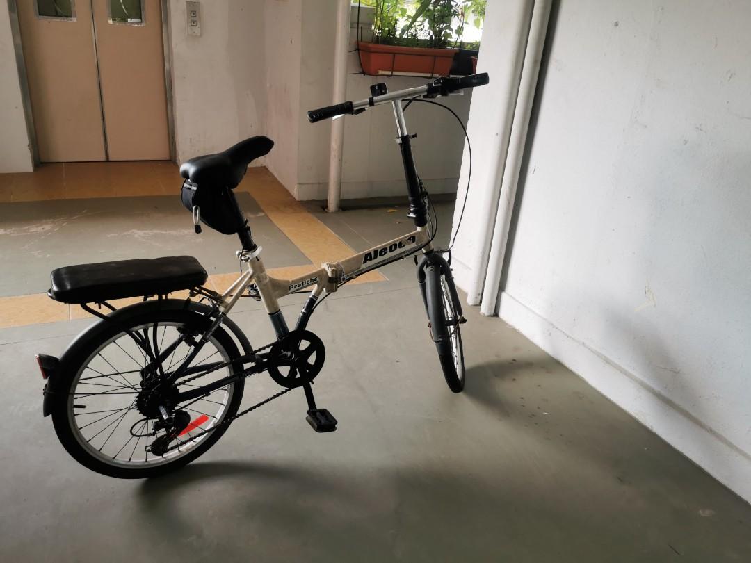 Used 20 Aleoca folding bike Sports Equipment Bicycles Parts Bicycles on Carousell