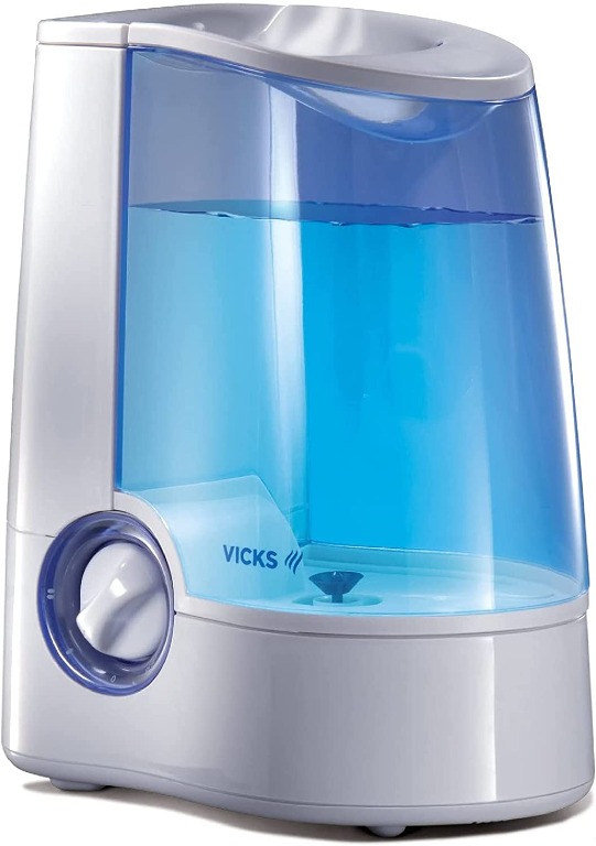 Vicks Warm Mist Humidifier with Extra Pads, TV & Home Appliances, Air