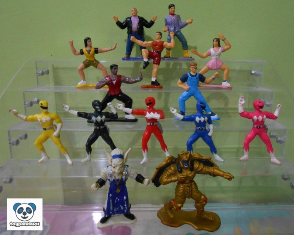 Mini power ranger figures top