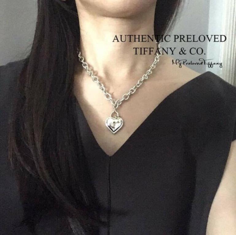 Tiffany store keyhole necklace