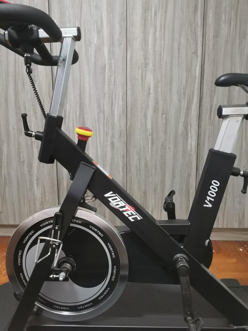 Vortec v1000 spinning bike Sports Equipment Exercise Fitness Cardio Fitness Machines on Carousell