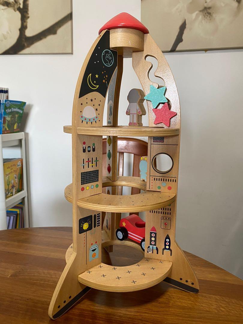Wooden rocket ship 2024 kmart