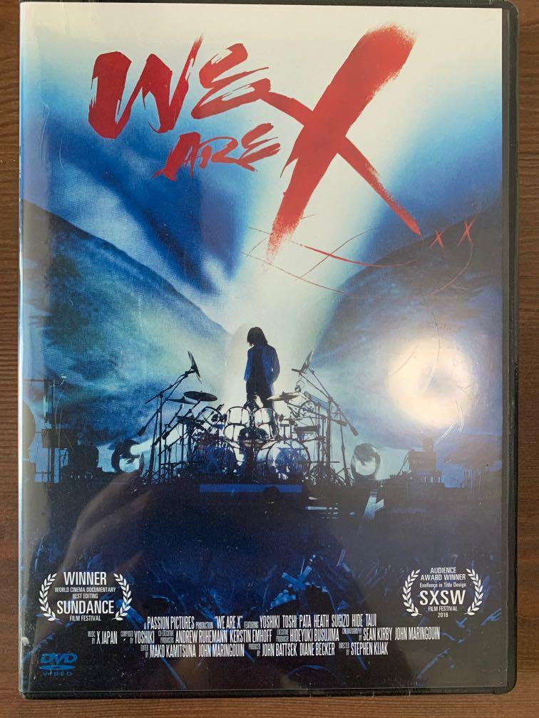 X Japan 傳記電影We are X DVD 日版, 興趣及遊戲, 音樂、樂器& 配件