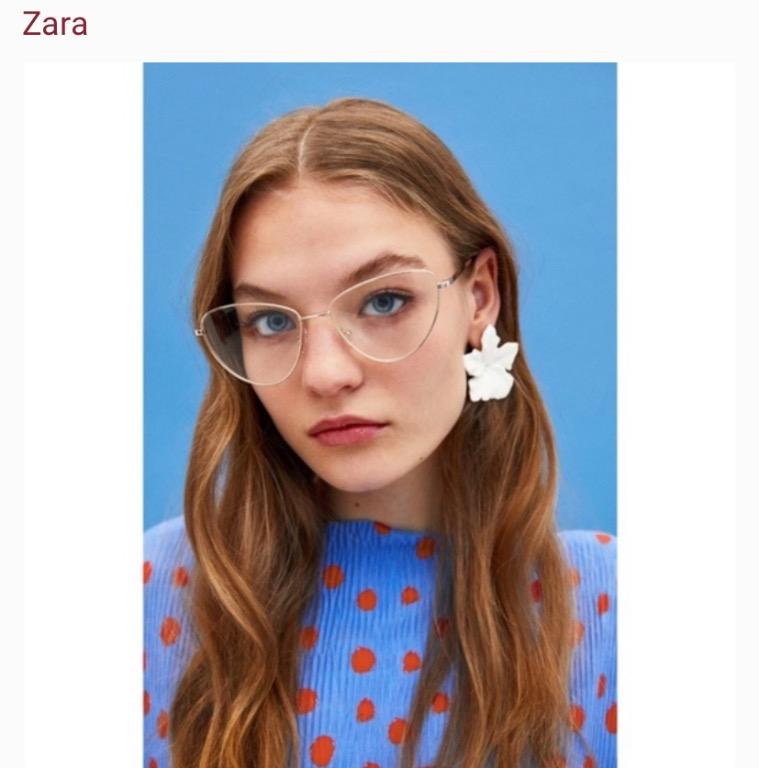 Cat eye glasses gold clearance
