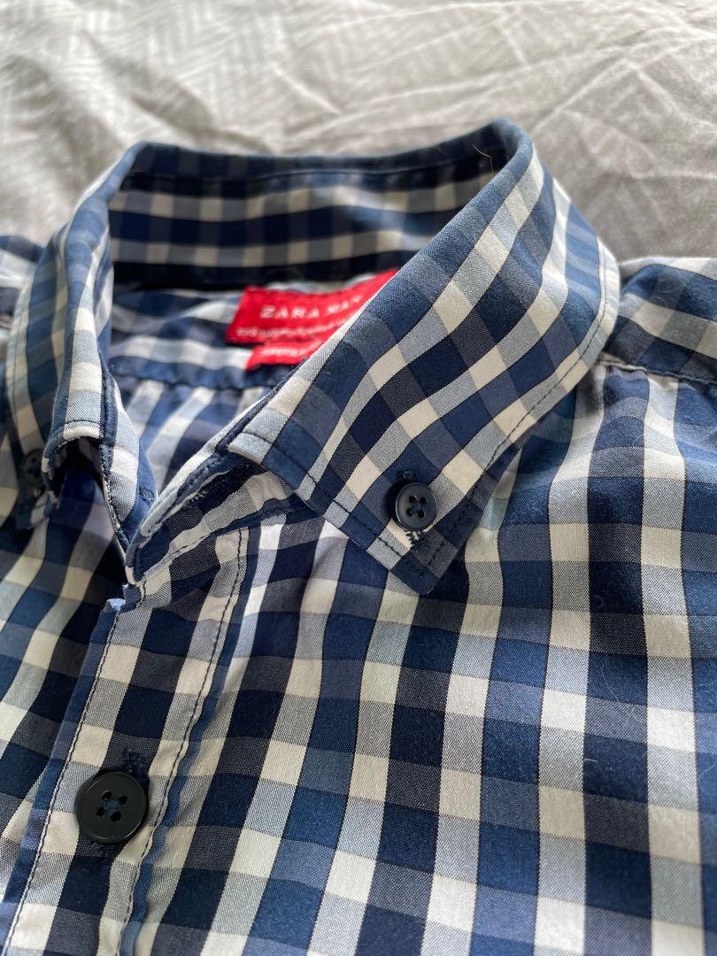 Zara men checkered shirt size S, Men's ...