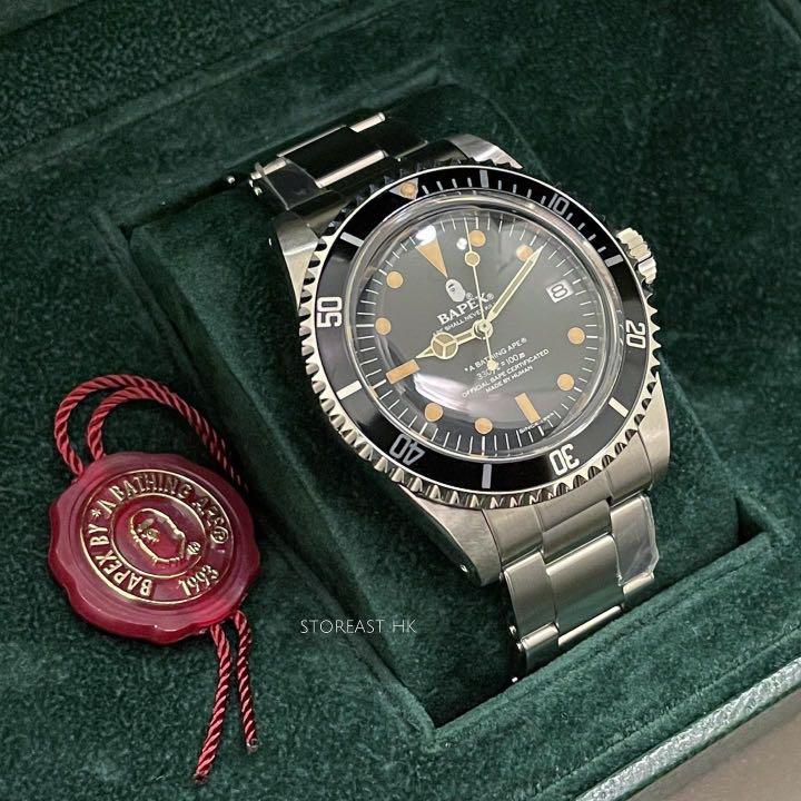 A BATHING APE Vintage Type 1 BAPEX Watch, 男裝, 手錶及配件, 手錶