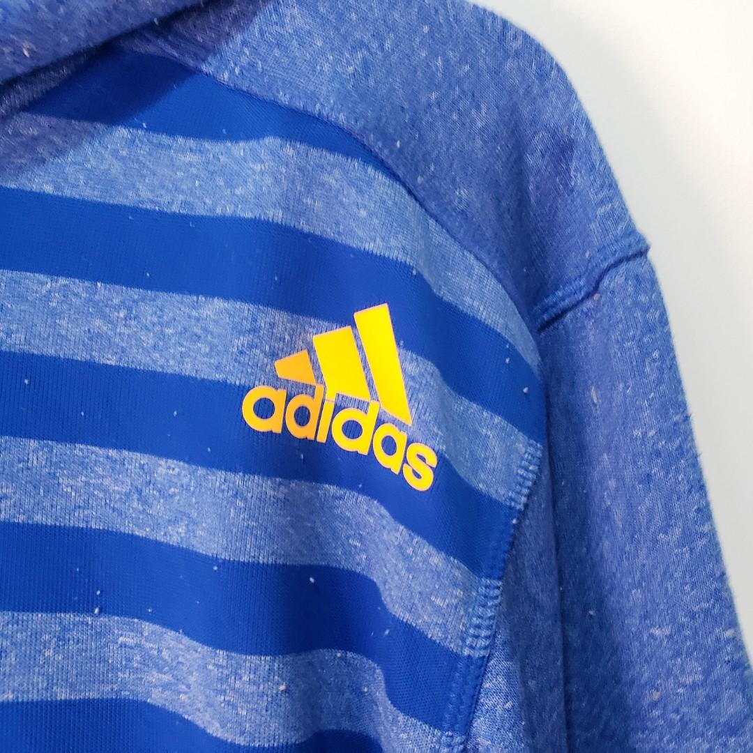 ADIDAS Climawarm Hoodie (Category: Coats, Jackets and Outerwear) located in Pasig City. Submitted by aooooo__ (Listing ID 1114554948, Image 3). Description: size MEN'S SMALL price AS IS mop: Gcash, purchase services (lalamove, grab) (additional fee to shouldered by buyer) shipping: gogox or same day (grab/lalamove) ***no shopee checkout.