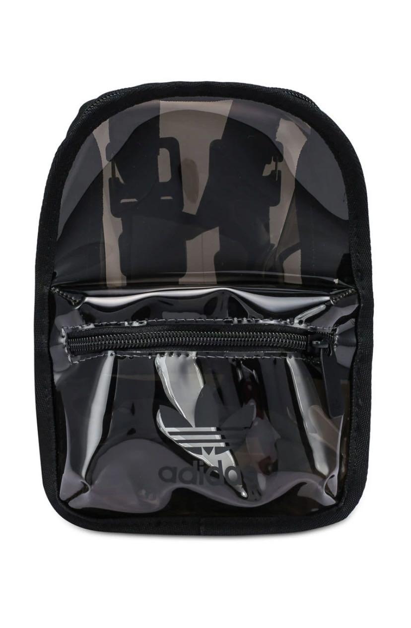 Authentic Adidas Mini Transparent Backpack On Black, Women'S Fashion, Bags  & Wallets, Backpacks On Carousell