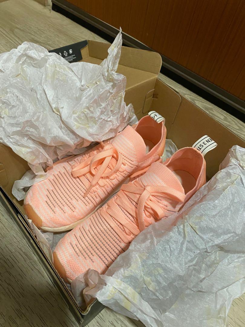 ADIDAS NMD R1 STLT CLEAR ORANGE PACK Women s Fashion Footwear Sneakers on Carousell