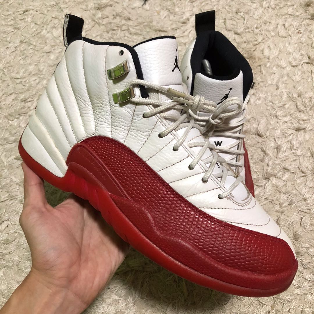 Air Jordan 12 Retro CHERRY 2009 SAMPLE TAG Men s Fashion