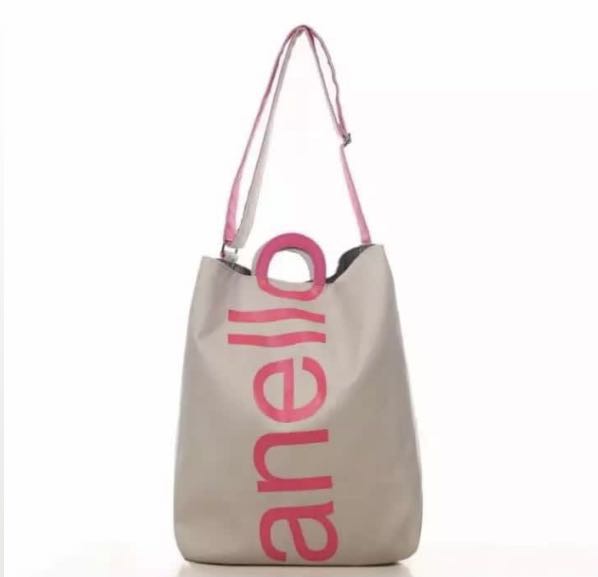 Anello cotton canvas best sale 2way tote bag