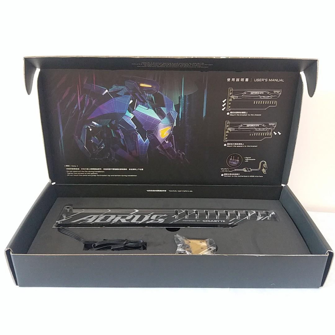 AORUS GIGABYTE Graphic Card Holder顯示卡支架, 電腦＆科技, 手提電腦 Carousell