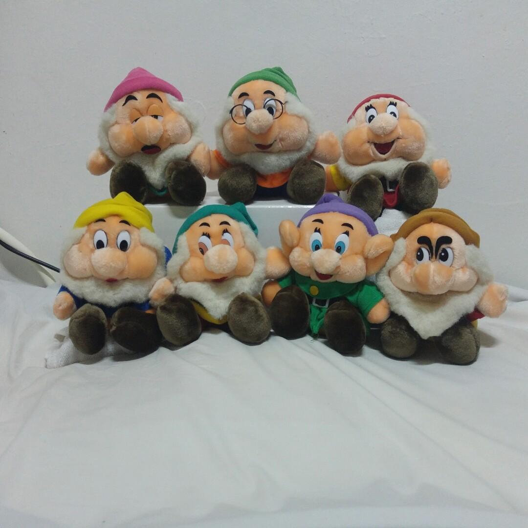 7 dwarfs soft hotsell toys