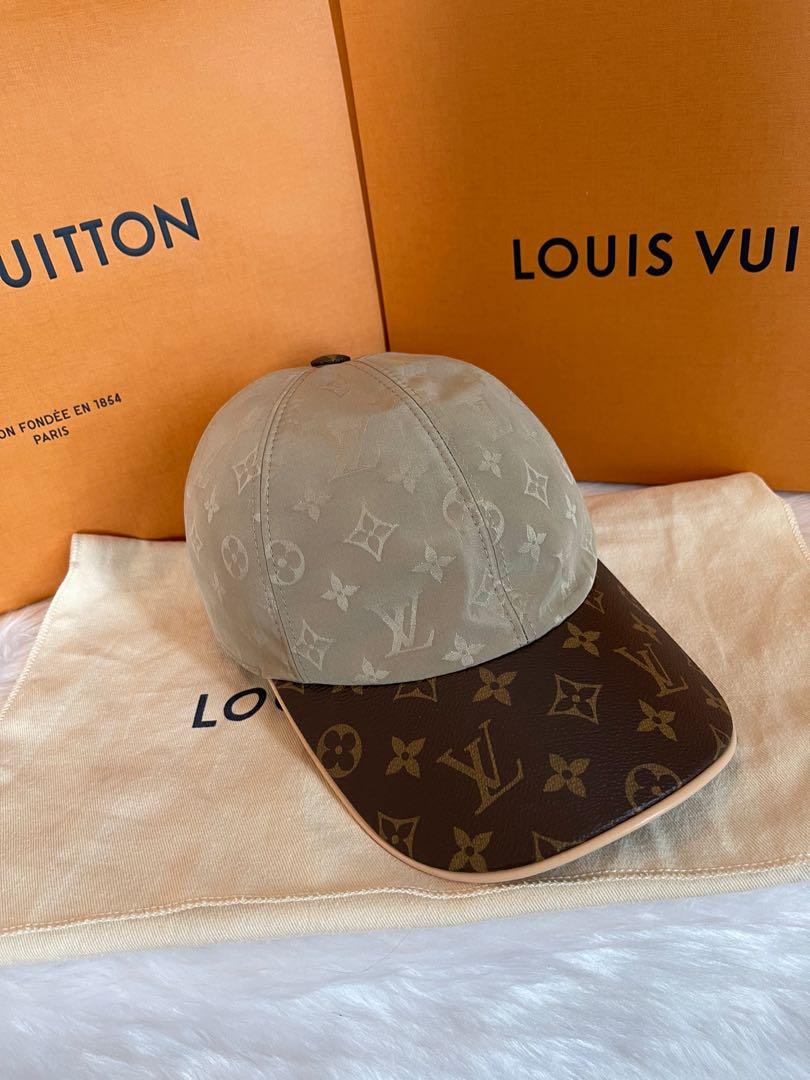Louis Vuitton Rare Size M Cap Ou Pas Cap Black Monogram Baseball
