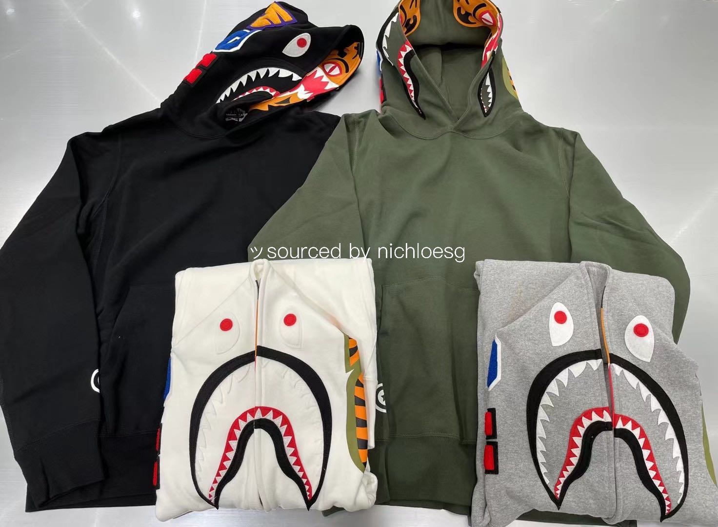 bape pullover shark