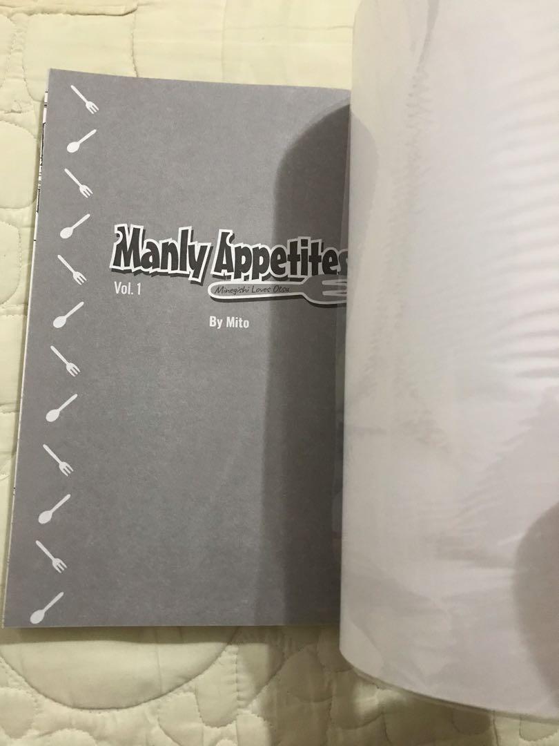 BL manga MANLY APPETITES (Minegishi Loves Otsu) volume 1 English