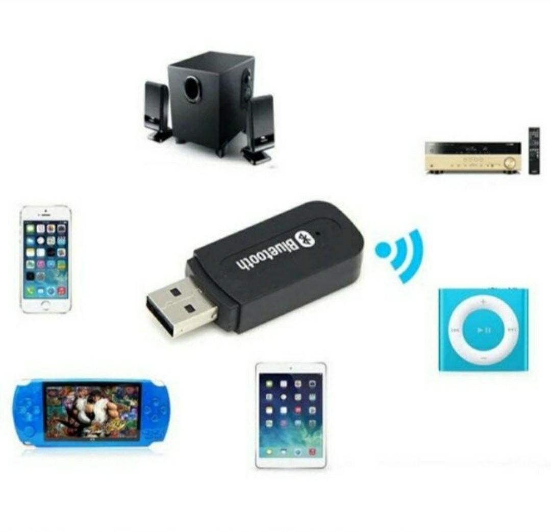 USB BLUETOOTH MUSIC STEREO WIRELESS AUDIO RECEIVER ADAPTER 3.5MM 