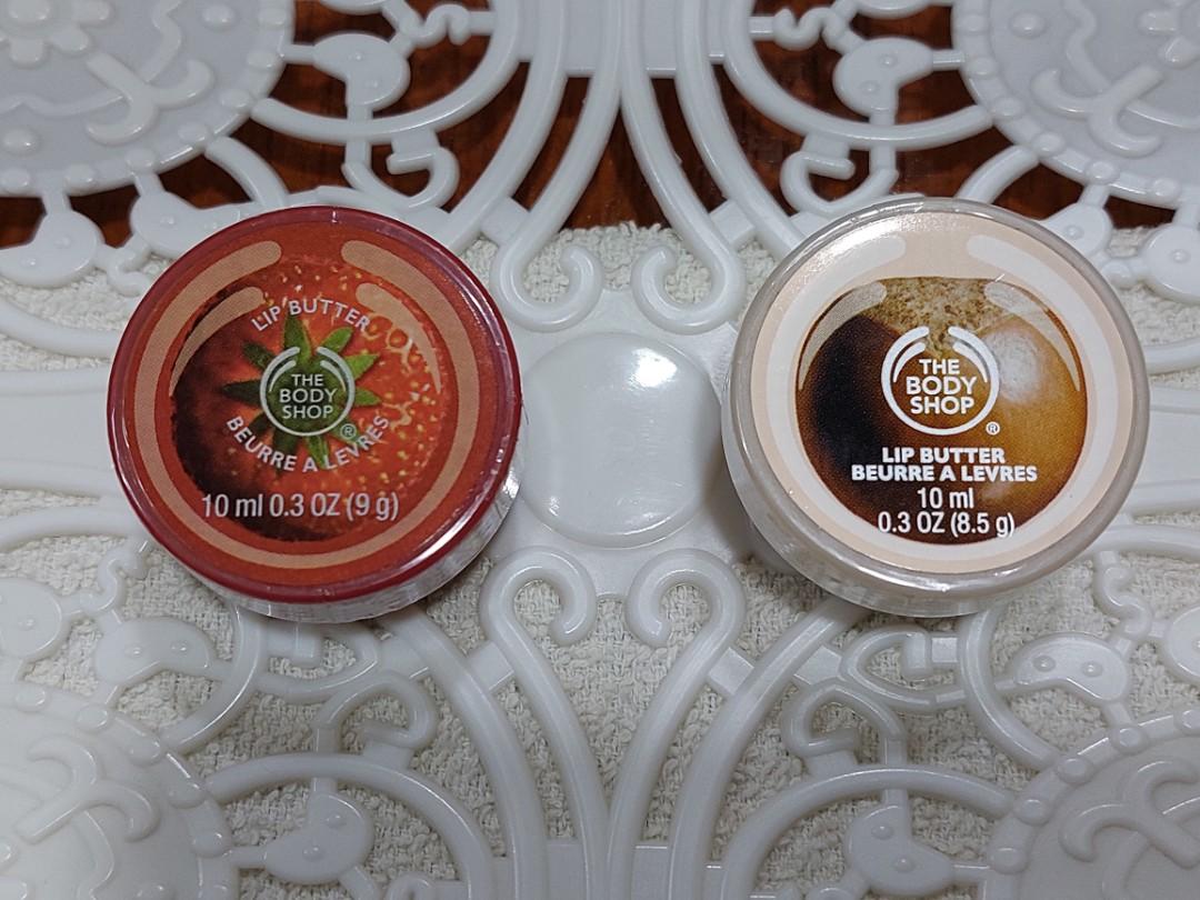 Set of 2 Body Shop Lip Butter /Lip Balm, Beauty & Personal Care, Face