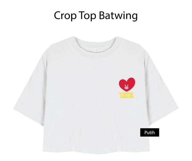 BT21 T-shirt tie kaos Baju crop top 
