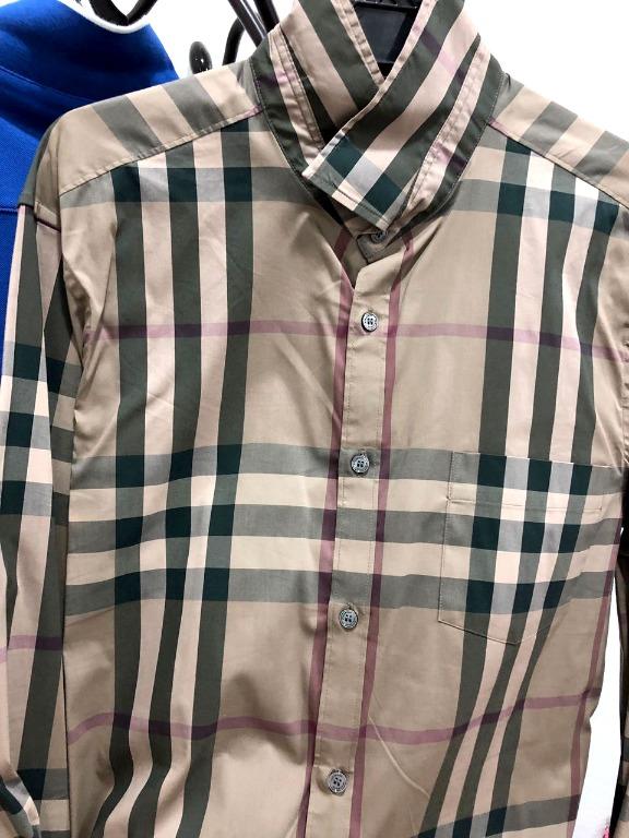 Burberry pattern shirt replica on sale