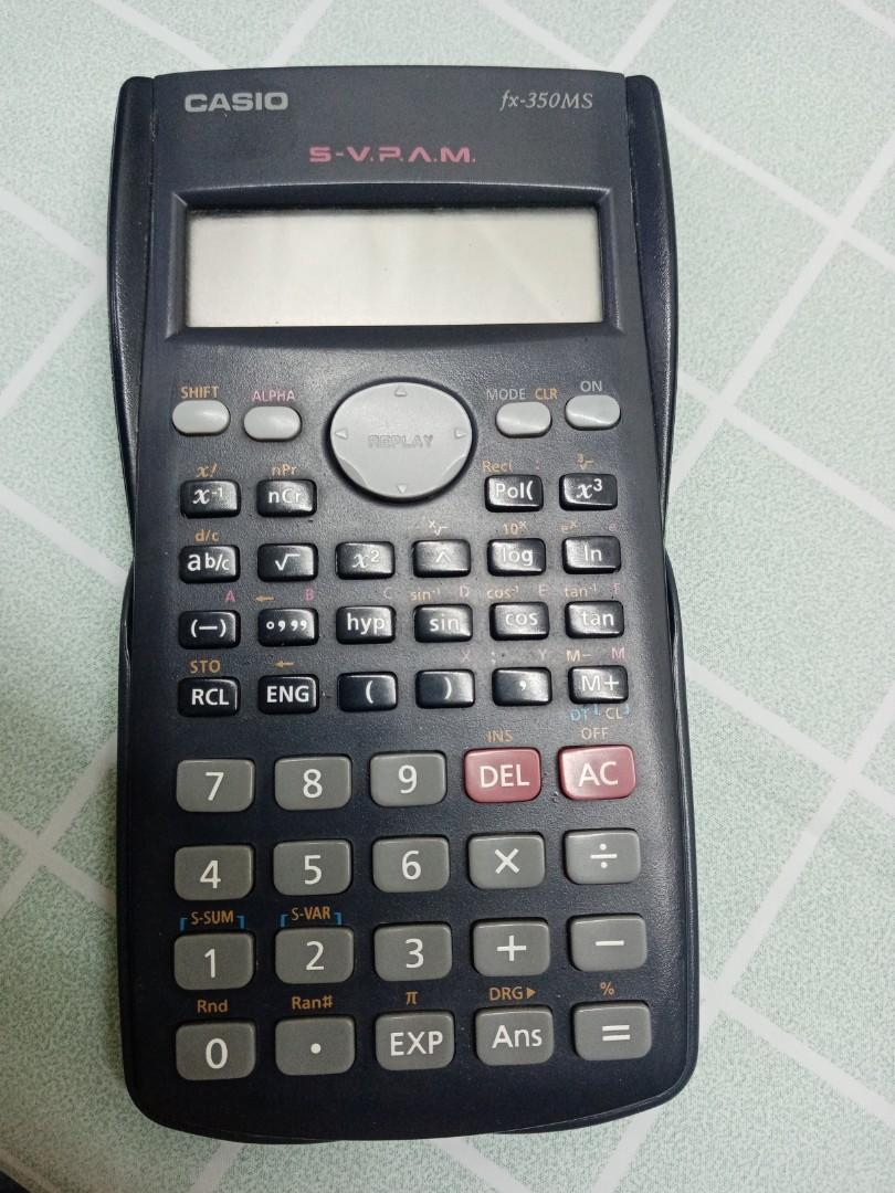 Casio Fx 350ms Calculator Fasterlorh Books Stationery Stationery On Carousell