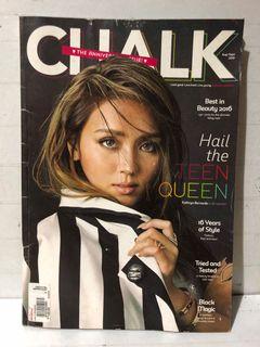 Chalk Magazine The 1975 & Kathryn Bernardo Cover - Aug 2016 Issue