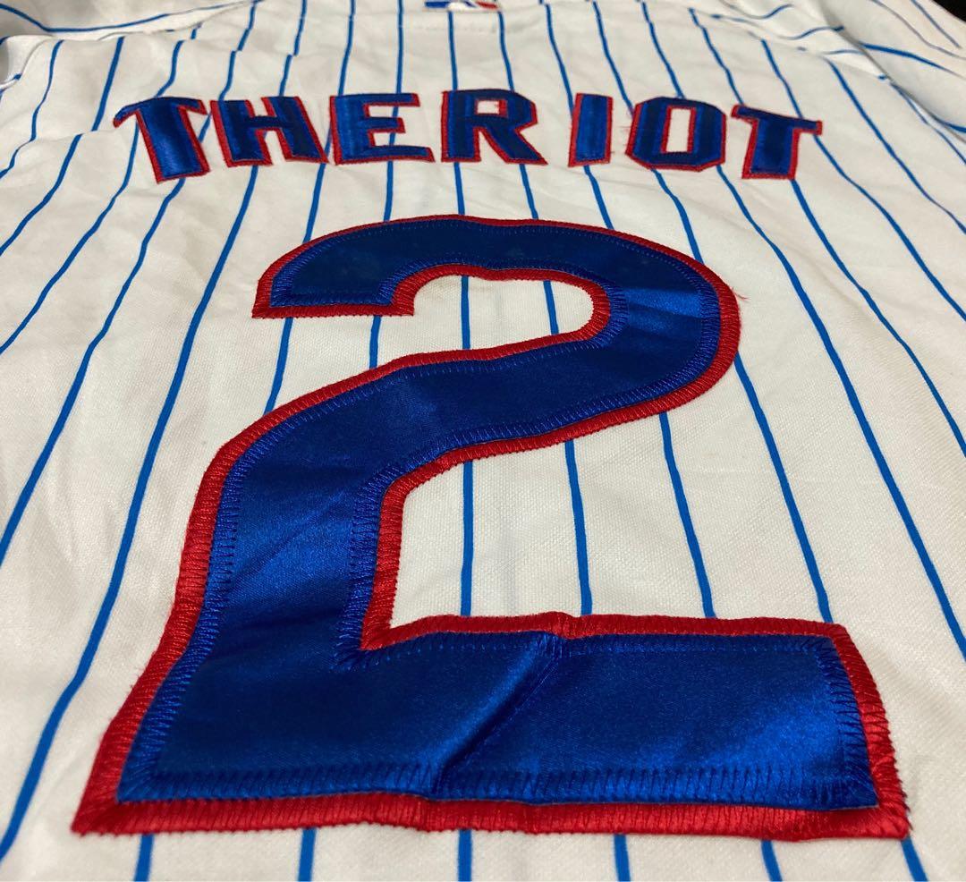 Ryan Theriot 2 Chicago Cubs Majestic Baseball Jersey Size 48 