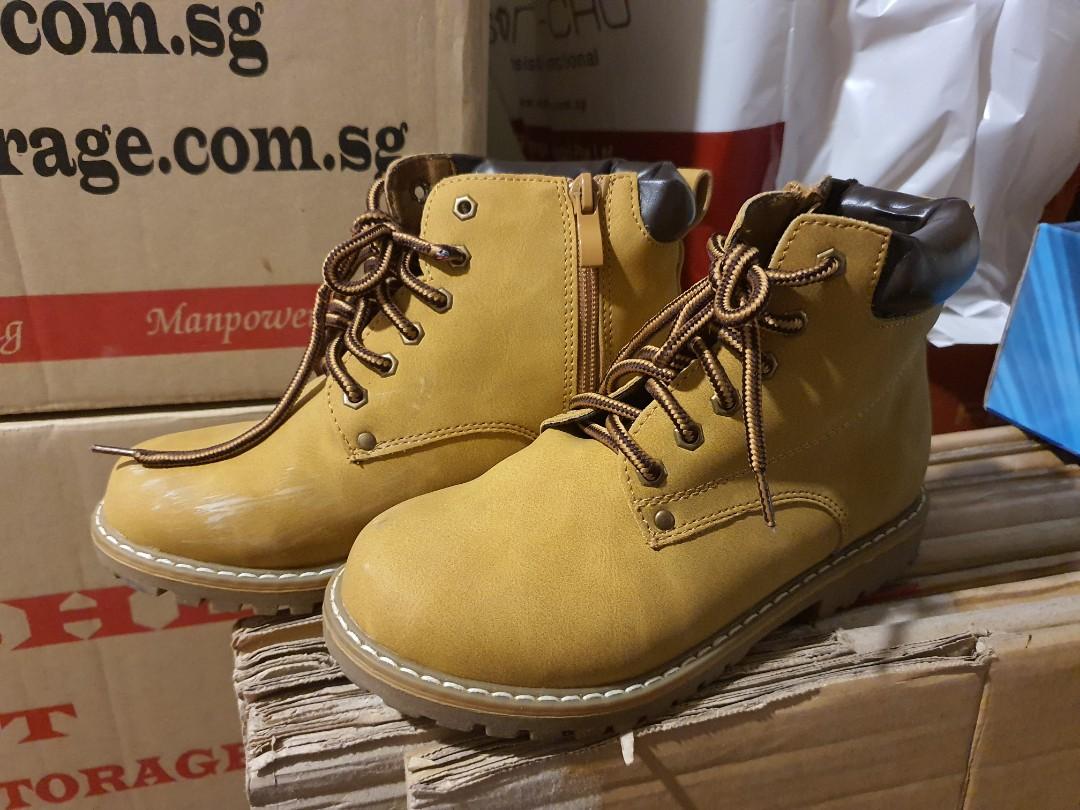 Child size steel toe boots discount