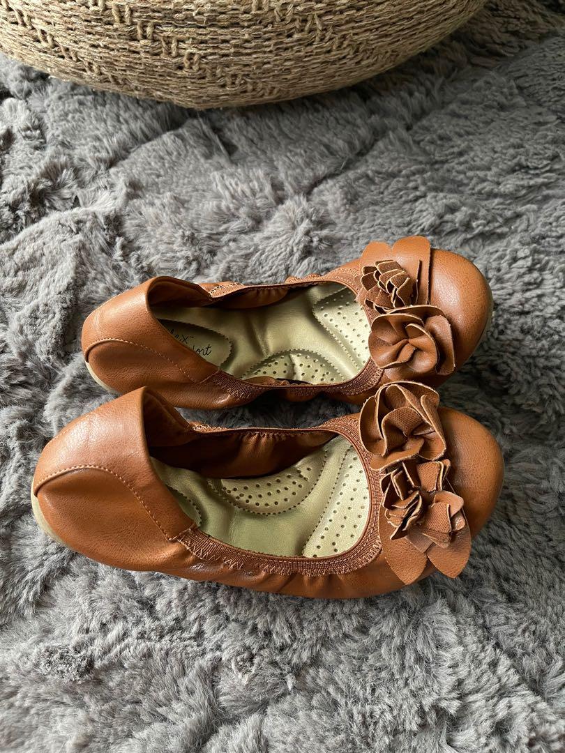 Dexflex scrunch flats cheap