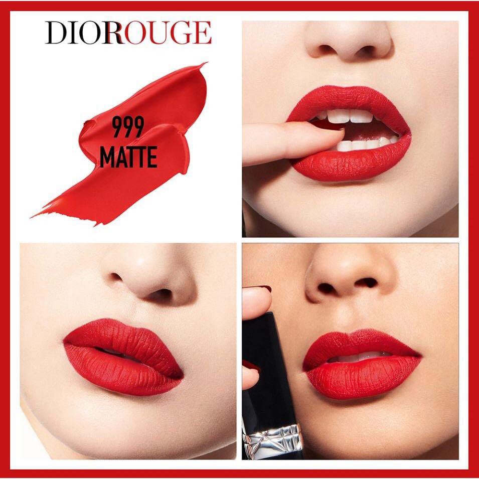 Dior lipstick matte 999 hotsell