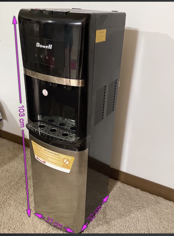 Dowell WDS12BL bottom load water dispenser, TV & Home Appliances