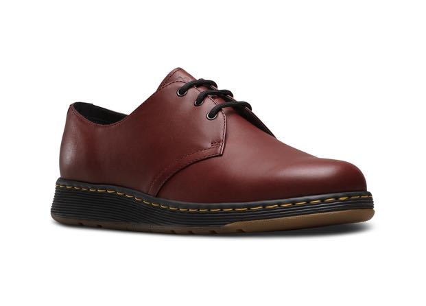 Authentic Dr Martens Cavendish Temperly Cherry Red Unisex Shoes