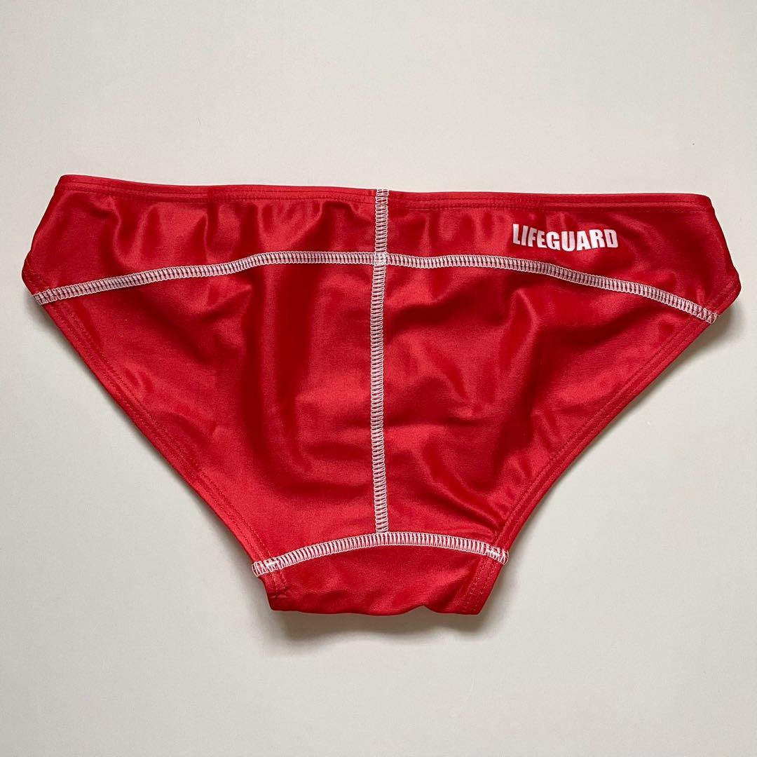Egde Men Underwear red lifeguard brief, Men's Fashion, Bottoms, New
