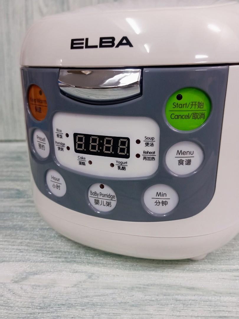 Elba digital rice cooker 1.0 litre, TV & Home Appliances, Kitchen Appliances, Cookers on Carousell