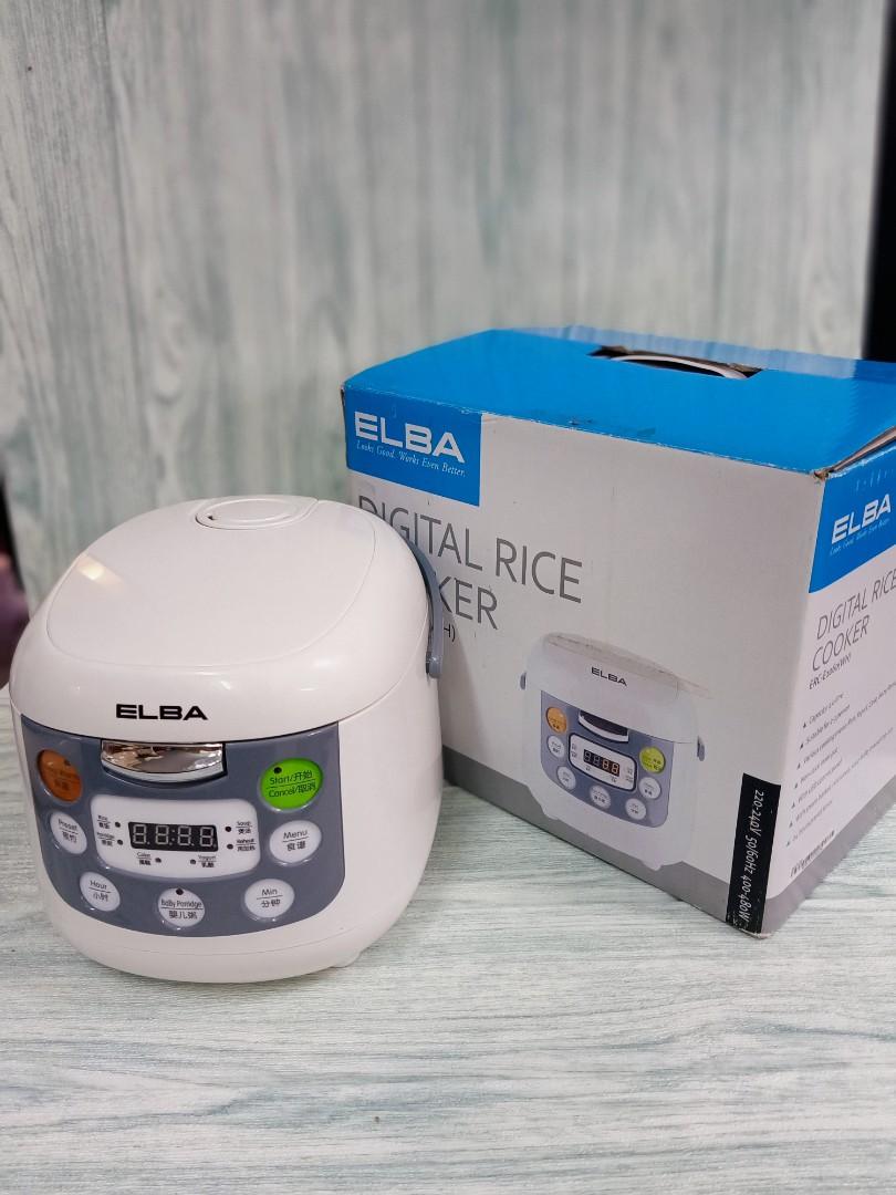 Elba digital rice cooker 1.0 litre, TV & Home Appliances, Kitchen