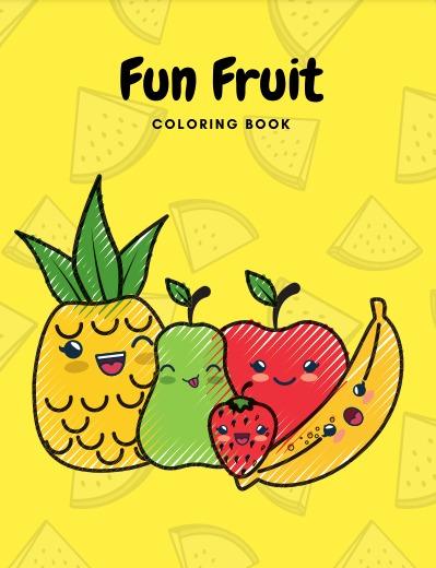 Fun Fruit Coloring Book, Hobbies & Toys, Books & Magazines ...
