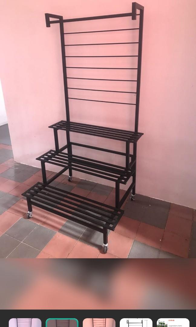 Garden plant rack stand, Furniture & Home Living, Furniture, Shelves