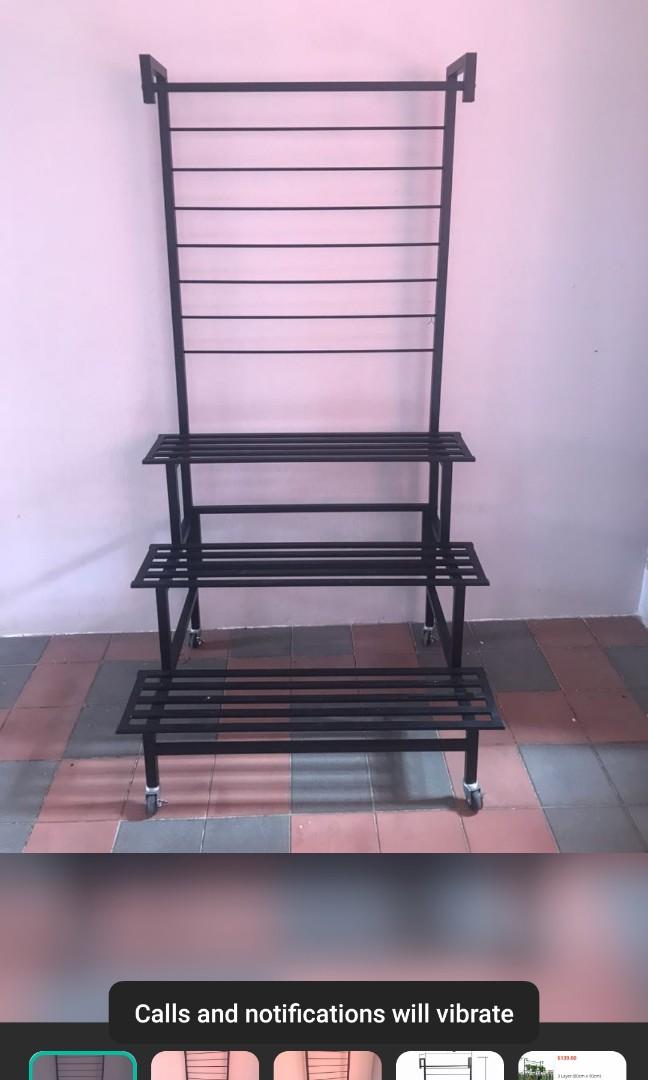 Garden plant rack stand, Furniture & Home Living, Furniture, Shelves