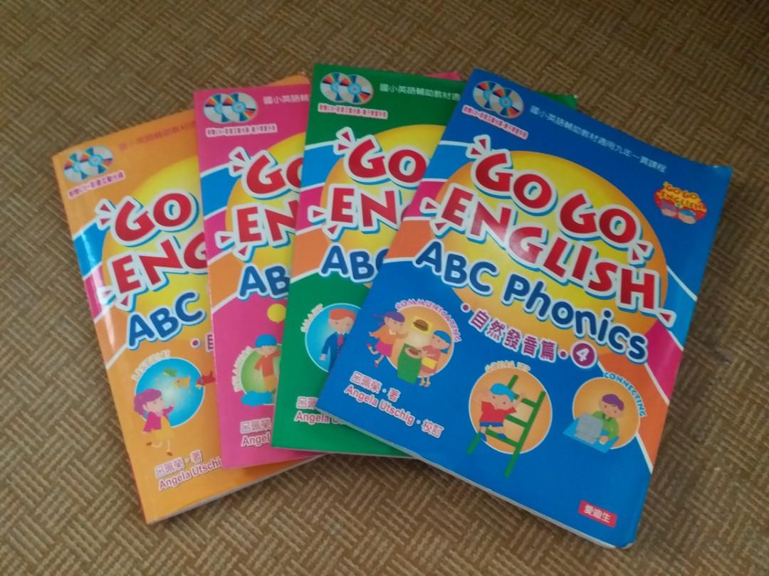 全新一套4本gogo English Abc Phonics 自然發音篇1 4連cd 興趣及遊戲 書本 文具 小朋友書 Carousell