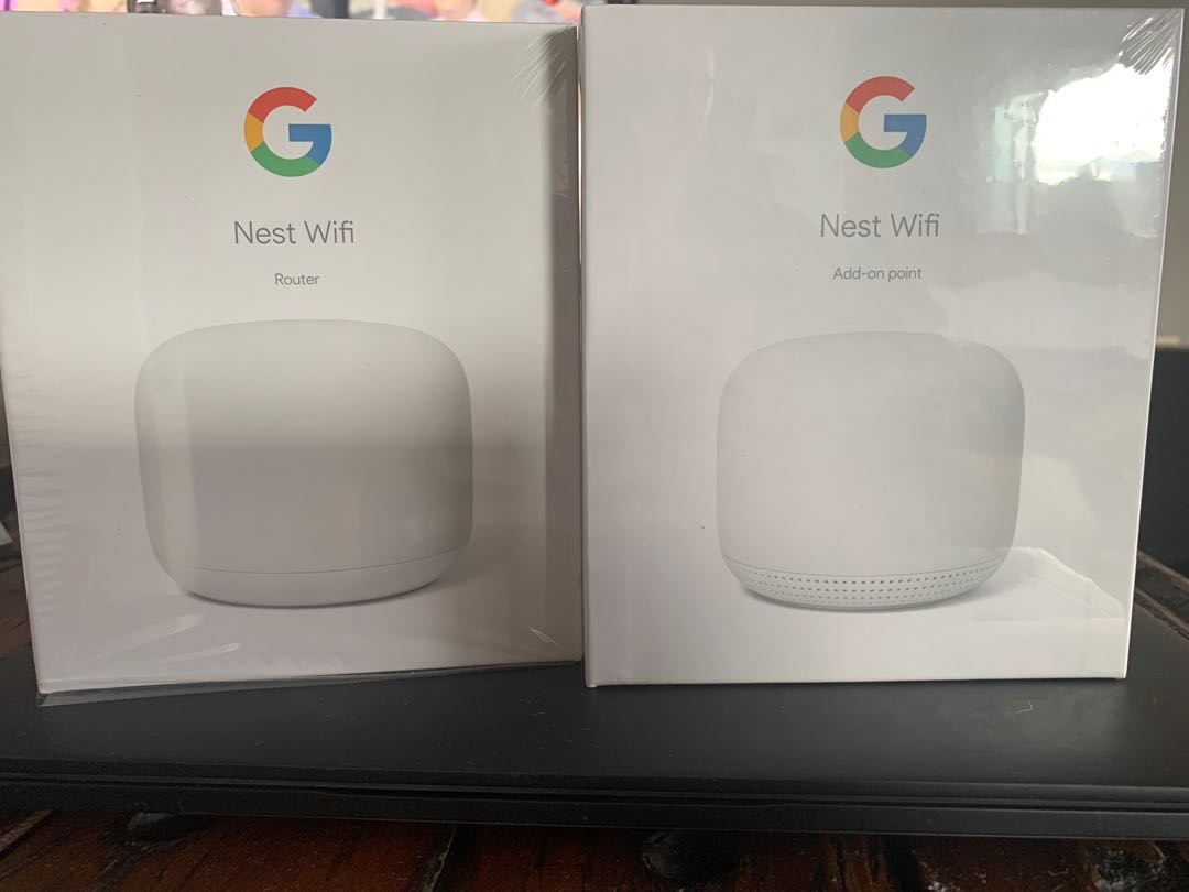 Google Nest router and add on point BNIB, Computers & Tech, Parts