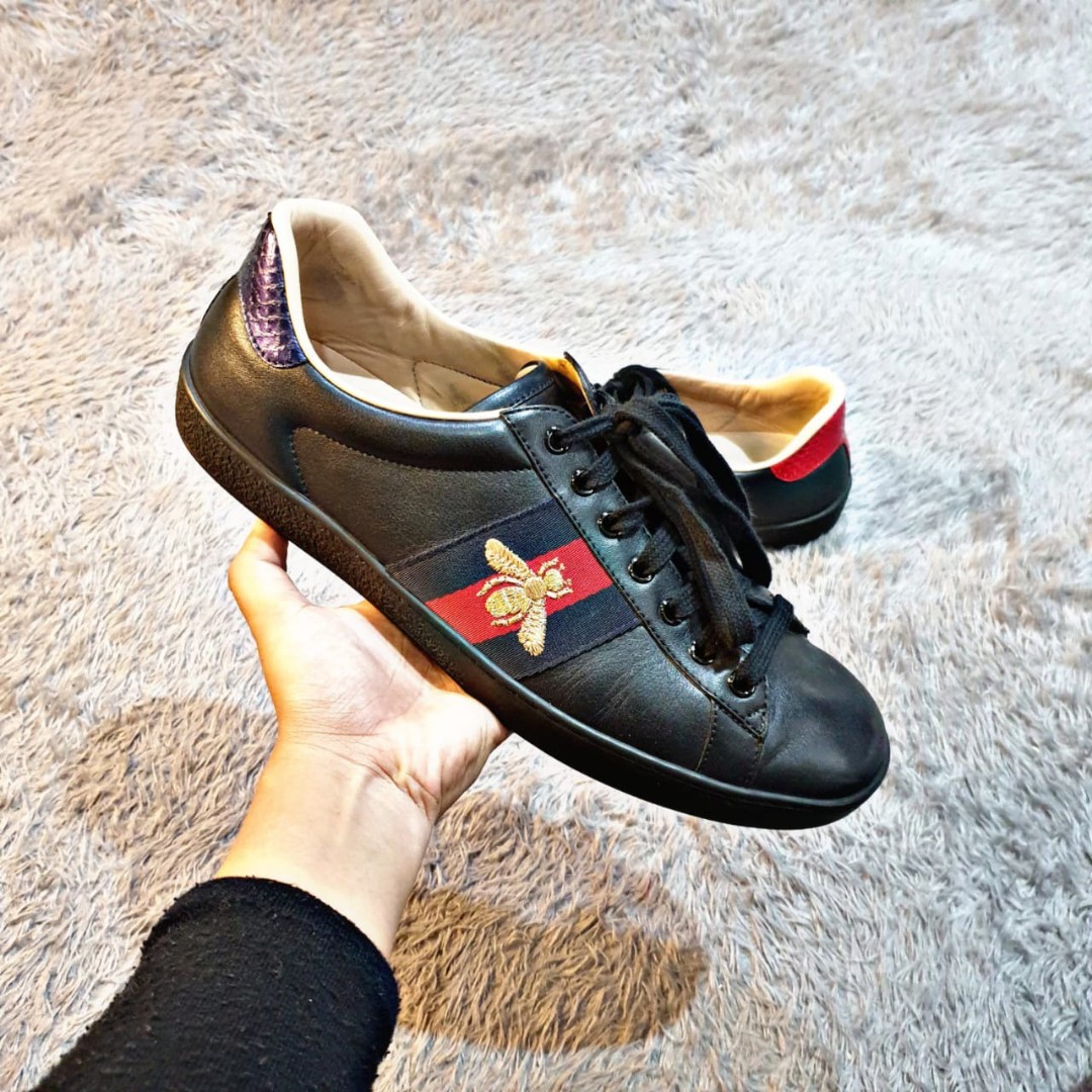 gucci ace bee black