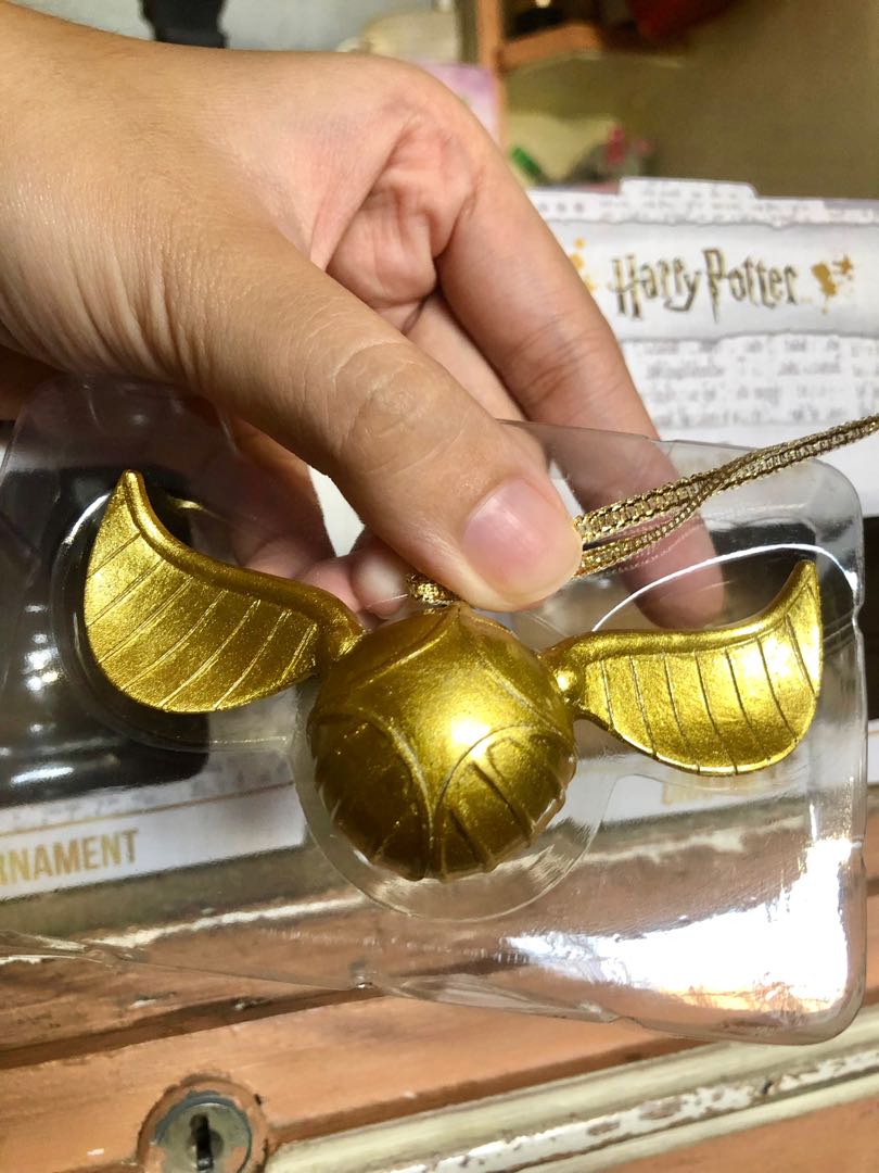 Typo x Harry Potter Christmas decoration golden snitch