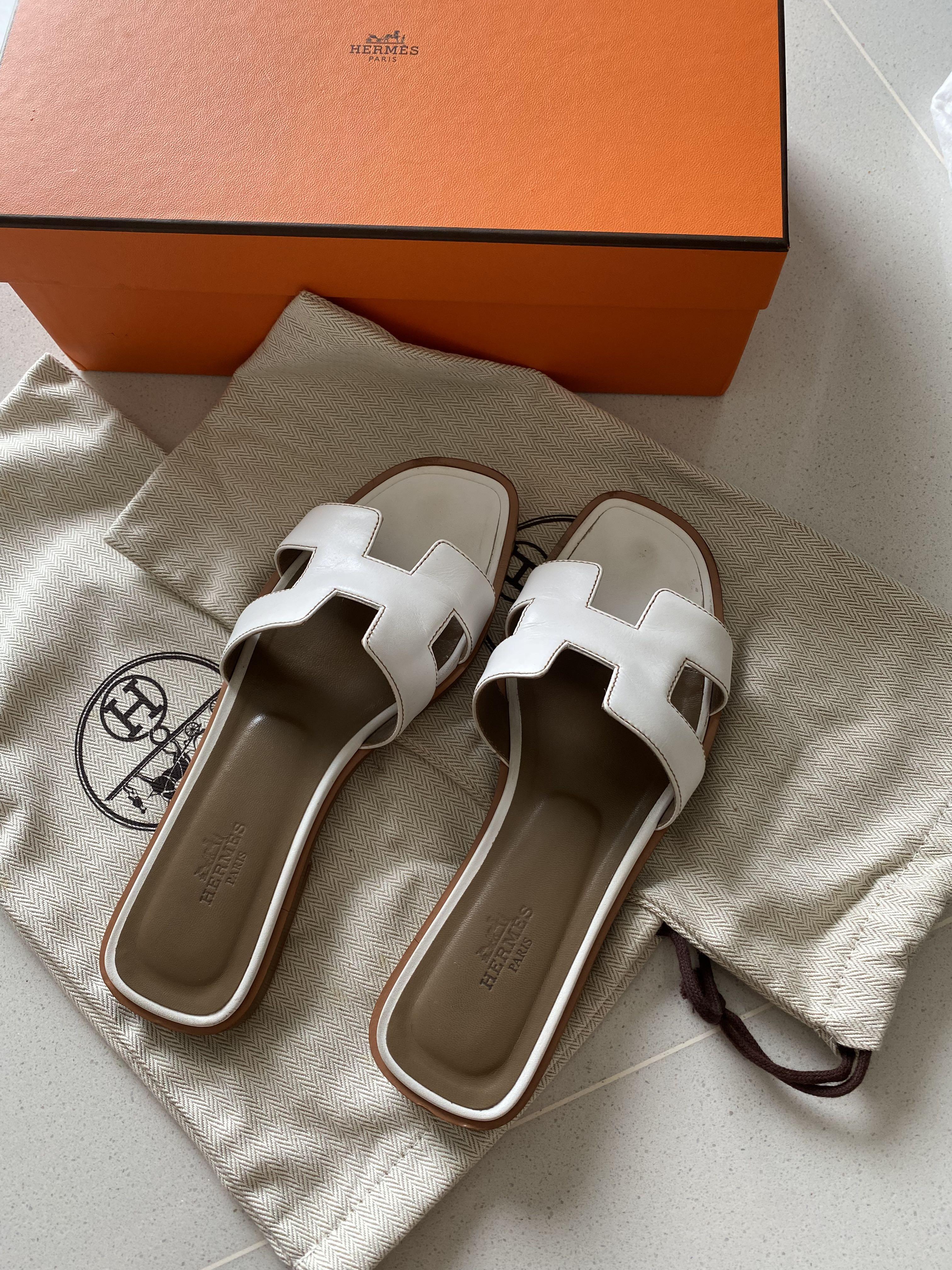Herm s Oran sandals white 36