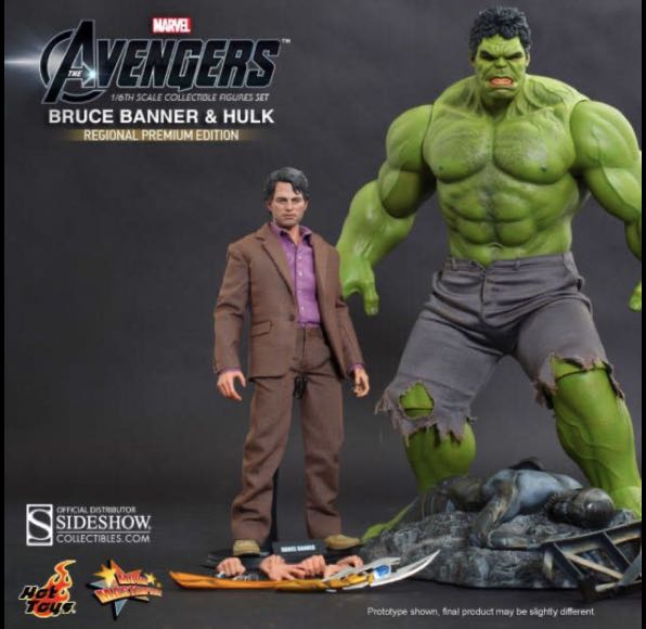 Hot toys bruce banner and hulk outlet